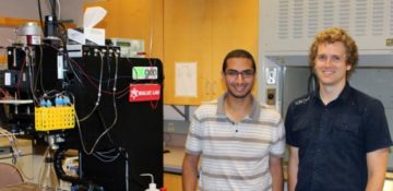 Beyer and Mohamed win Microsystem Design Award for 3D bioprinting to enhance drug testing