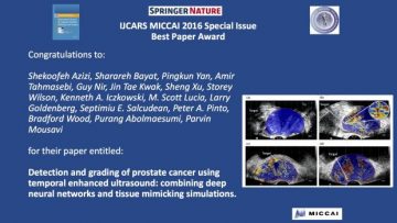 ECE Robotics Control Lab wins best paper award at MICCAI 2017