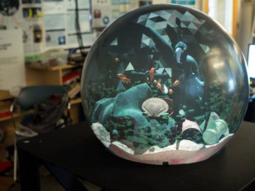 Spherical display brings virtual collaboration closer to reality