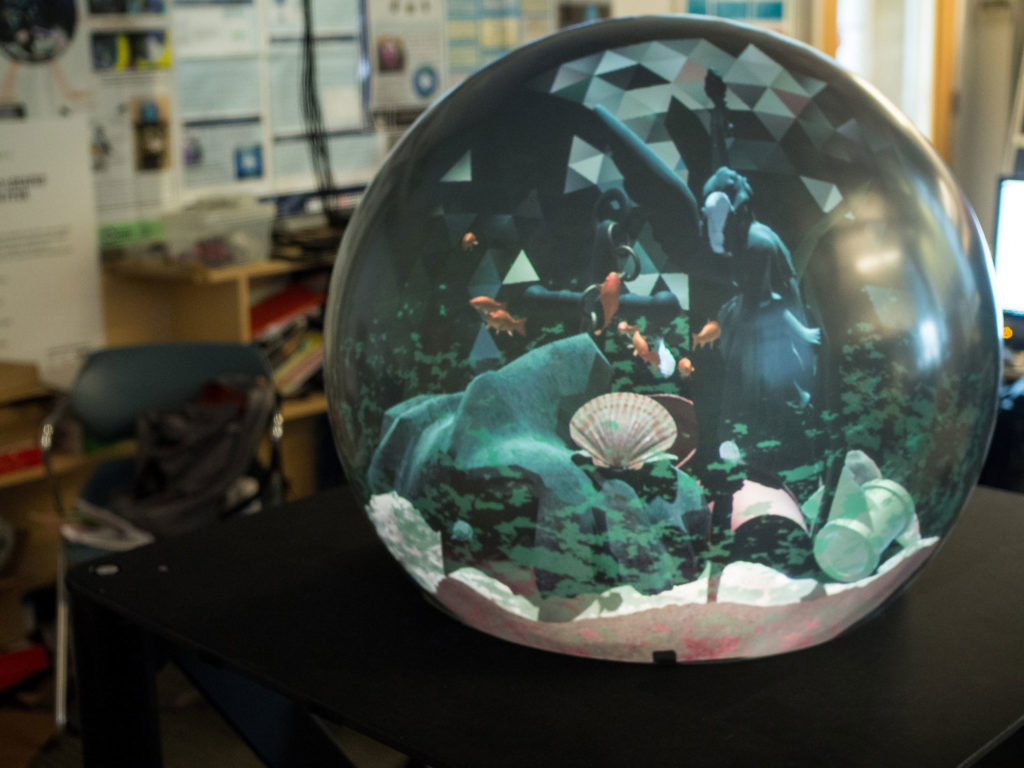 Spherical Display Brings Virtual Collaboration Closer To Reality Spherical Display Brings Virtual Collaboration Closer To Reality