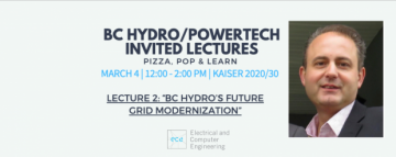 BC Hydro/Powertech Invited Lectures