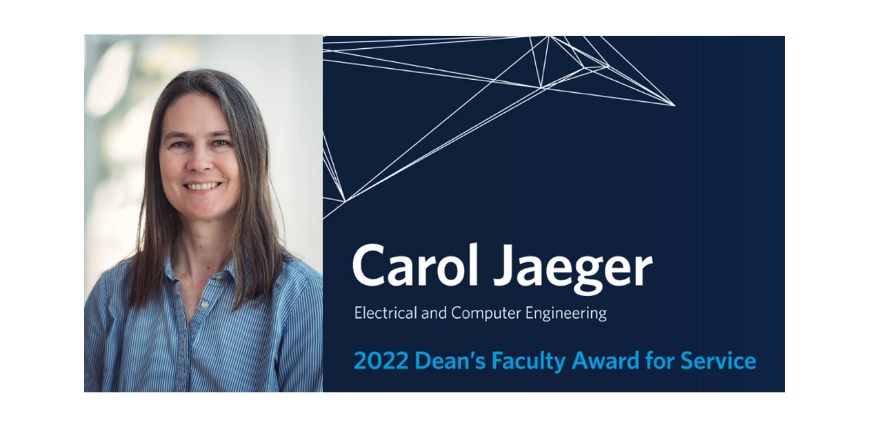 2022 UBC Applied Science Dean’s Faculty Awards for Service – Carol Jaeger